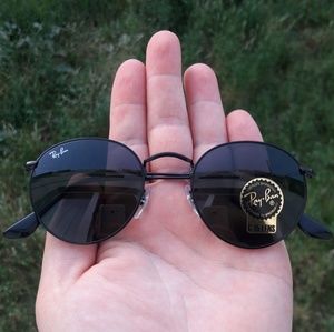Ray-Ban 3447 black round sunglass